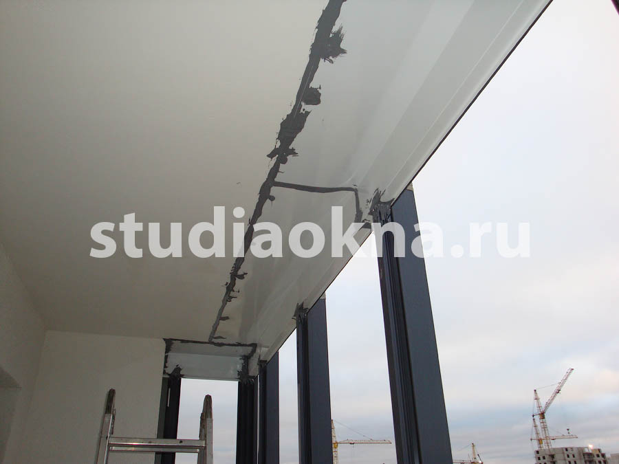 Решение протечек на балконе в фасадной системе