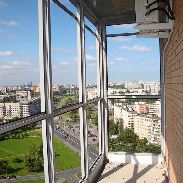 замена холодного остекления в международном до